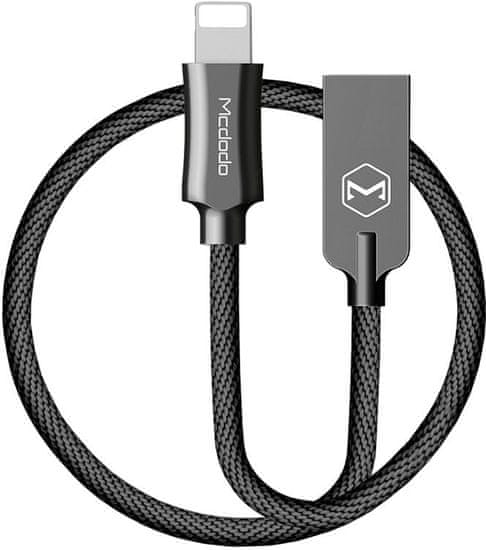 Mcdodo Knight Lightning datový kabel, 1,2 m, černá, CA-3921