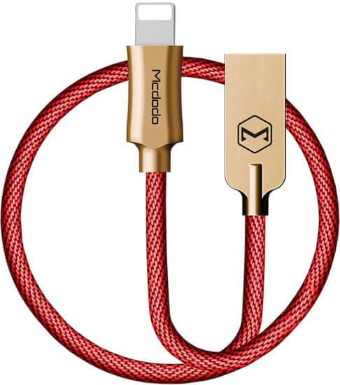 Mcdodo Knight Lightning datový kabel, 1,8 m, červená, CA-3927