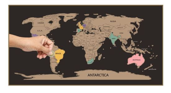 Sifcon Škrabací mapa světa