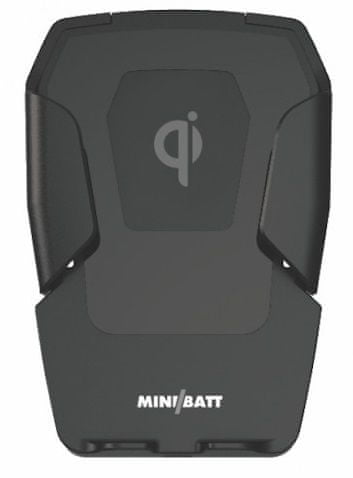 miniBatt PowerDRIVE - Qi bezdrátový nabíjecí stojan do auta, fast charge, MB-PWDRIVE
