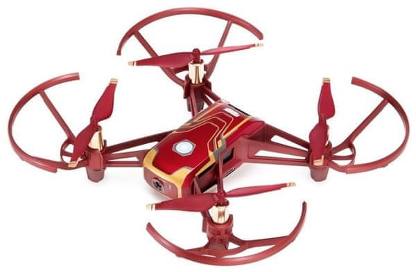DJI RYZE Tello Iron Man Edition - RC kvadrokoptéra, malý a lehký dron, programovatelný