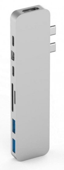 Hyper HyperDrive PRO USB-C Hub pro MacBook Pro - Stříbrný, HY-GN28D-SILVER