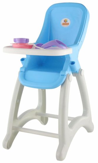 Polesie Vysoká židlička pro panenky, modrá