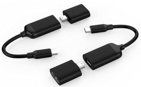Hyper HyperDrive USB-C to 4K60Hz Mini DisplayPort & HDMI Adapter - černý, HY-HD40C-BLACK