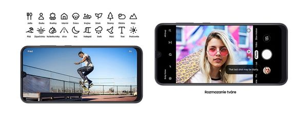 Samsung Galaxy A70, umělá inteligence, chytrý fotoaparát