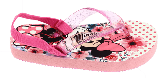 Disney by Arnetta Dívčí žabky Minnie, růžová, vel. 28 - použité