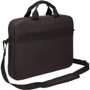 elegantní taška na notebook case logic advantage 14 palců přední kapsa na mobil polstrovaný popruh na rameno kapsa na tablet