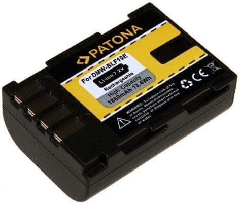 PATONA Baterie pro foto Panasonic DMW-BLF19 1 860 mAh Li-Ion PT1155
