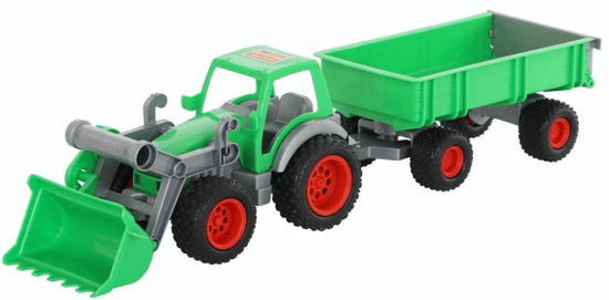 Wader Traktor Farmář s lopatou a přívěsem 2 osy