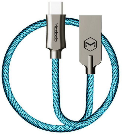 Mcdodo Knight Type-C datový kabel, 1 m, modrá, CA-4391