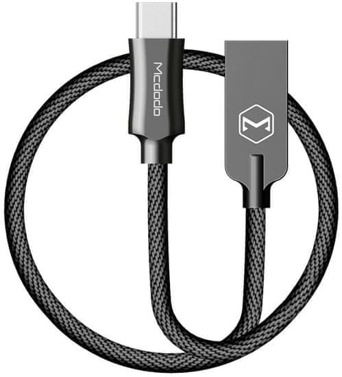 Mcdodo Knight Type-C datový kabel, 1,5 m, černá, CA-4392