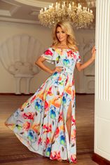 Numoco Dámské květované šaty Sagrelydd vícebarevná XS