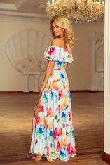 Numoco Dámské květované šaty Sagrelydd vícebarevná XS