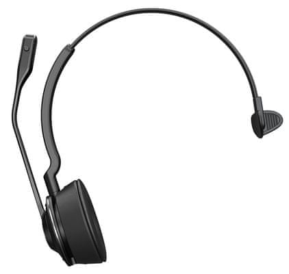 Jabra Engage 65 Mono call centrum zajelnyomás hallásvédelem PeakStop alacsony súly hosszú üzemidő titkosítás