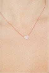 Amen Růžově pozlacený stříbrný náhrdelník Pray, Love CLHR3