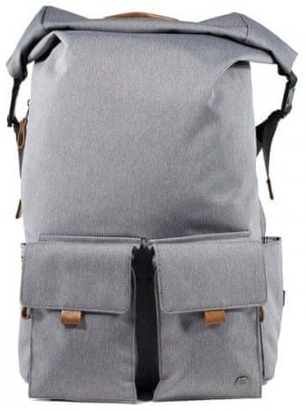 PKG Concord Laptop Backpack 15” PKG-CONCORD-LGRY, světle šedá