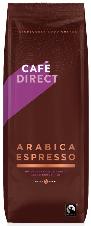 Levně Cafédirect Arabica Espresso zrnková káva 1kg