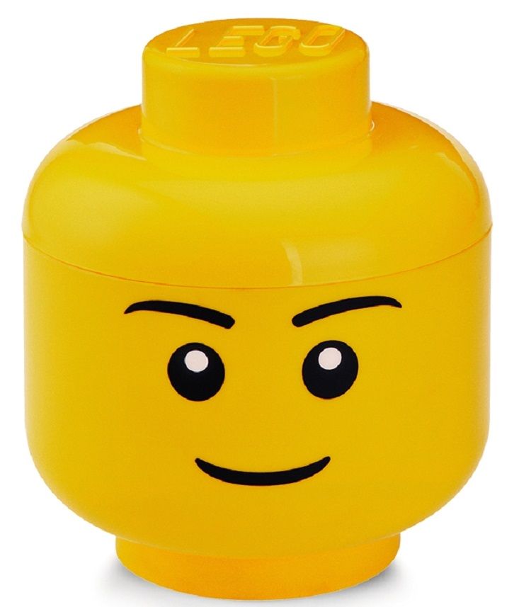 Levně LEGO Úložná hlava (velikost S) - chlapec