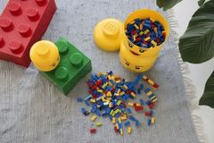 LEGO Úložná hlava (velikost S) - chlapec