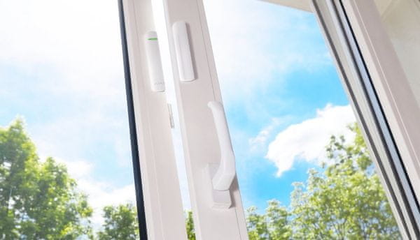 Alarm na okno nebo dveře Ajax Door Protect, ochrana proti otevření oken a dveří, bezdrátový, spolehlivý