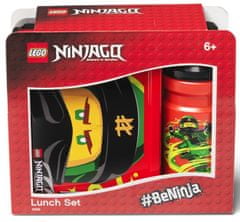 LEGO Ninjago Classic svačinový set láhev a box - červená