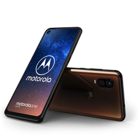 Motorola Moto One Vision, 4 GB/128 GB, Bronze Gradient - zánovní