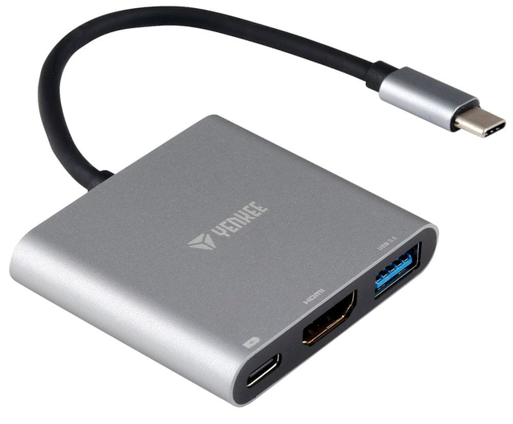 Yenkee USB C na HDMI, USB C,A, YTC 031