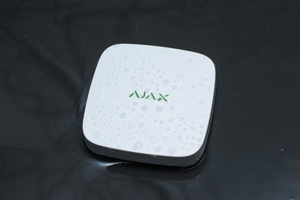 Detektor úniku vody Ajax Leaks protect, ochrana proti vytopení a zaplavení, zabezpečení domácnosti