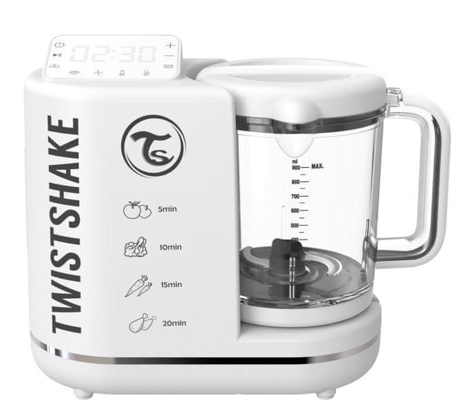Twistshake Multifunkční mixér 6 v 1 Bílá