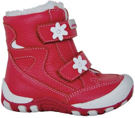 dievčenské zimné topánky Mira 23 červené