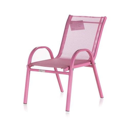 Happy Green Stohovatelná dětská zahradní židle NIKKI růžová - použité