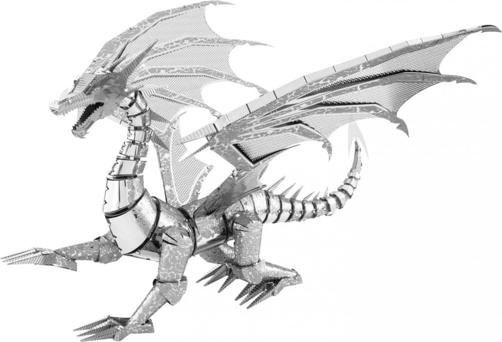 Levně Metal Earth BIG Silver Dragon ICONX