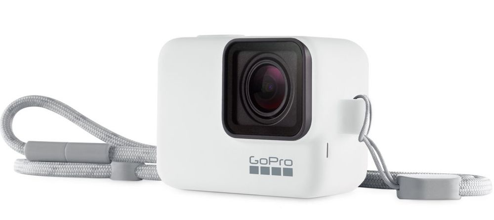 GoPro Sleeve + Lanyard White (ACSST-002)