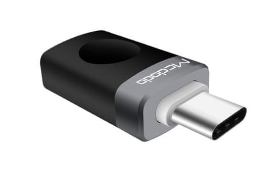 Mcdodo redukce z USB 3.0 A/F na USB-C (31.7x12,2x6,95 mm), šedá OT-1942