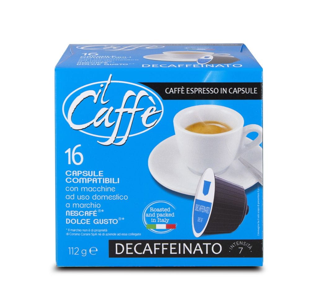 CAFFÉ CORSINI Expresso bez kofeinu 16 kapslí