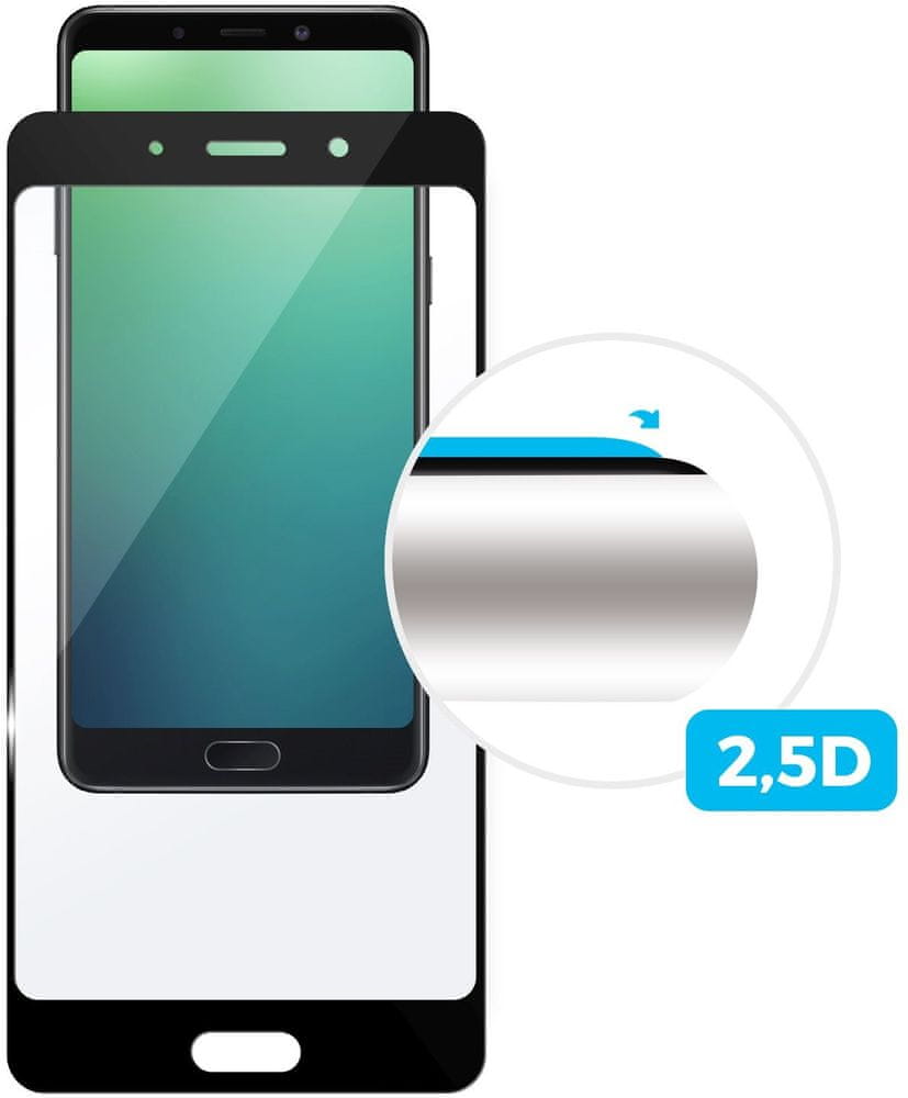 Levně FIXED Ochranné tvrzené sklo Full-Cover pro Samsung Galaxy A40 FIXGFA-400-BK, černé