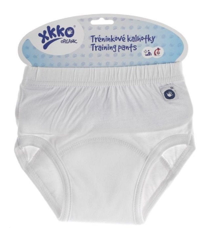 XKKO Tréninkové kalhotky Organic bílá L