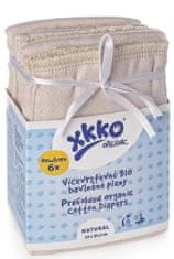 XKKO Vícevrstvé plenky Organic (4/8/4) - Newborn Natural