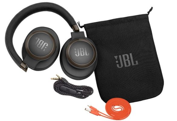 přenosná Bluetooth sluchátka jbl live650btnc liion 30 h výdrž rychlonabíjení google assistant amazon alexa jbl voice assistant aktivace klepnutím