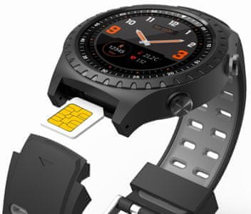Chytré hodinky Evolveo SportWatch M1S, SIM karta, notifikace, funkce najít telefon