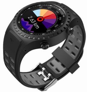 Chytré hodinky Evolveo SportWatch M1S, tepová frekvence, srdeční aktivita, GPS trasa, monitorování spánku