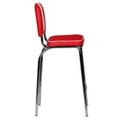 Bruxxi Barová židle Elvis, červená