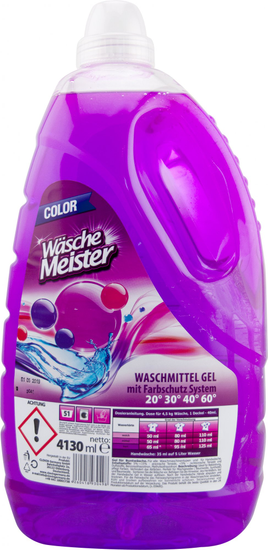 WäscheMeister Prací gel Color 4,13 l - 55 praní
