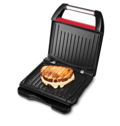 George Foreman25040-56 Steel Family Grill Red