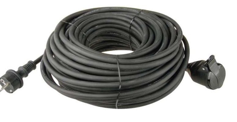 Levně Emos prodlužovací kabel gumový spojka 30m 3x 1,5mm 1901213000