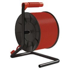 Emos PVC kabel na bubnu s vypínačem – 4 zásuvky, 50 m, 1,5 mm2 (1908045020)