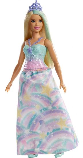Mattel Barbie Kouzelná princezna zelená FXT14