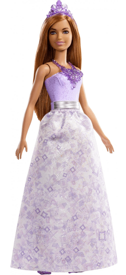 Mattel Barbie Kouzelná princezna fialová FXT15