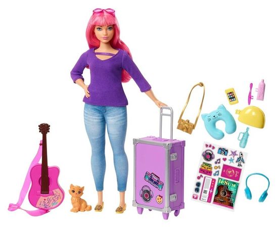 Mattel Barbie Cestovatelka Muzikantka