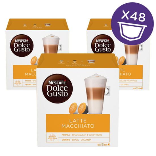 NESCAFÉ Dolce Gusto® kávové kapsle Latte Macchiato 3balení